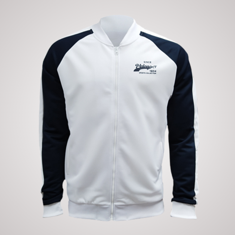 CHAQUETA BLANQUINEGRA MALAGA CF