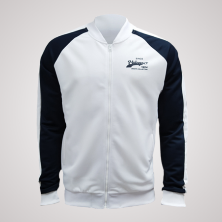 CHAQUETA BLANQUINEGRA MALAGA CF