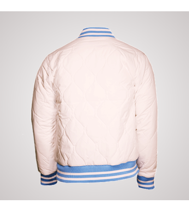 WHITE BASEBALL JACKET MALAGA CF