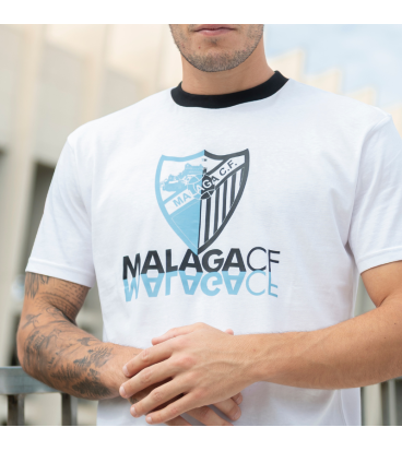 CAMISETA CHARACTERS ALGODÓN BLANCA MALAGA CF