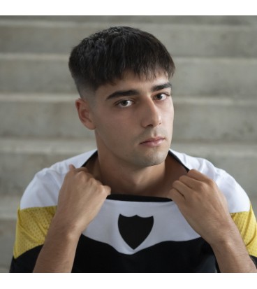 CAMISETA ALGODÓN NEGRA MALAGA CF