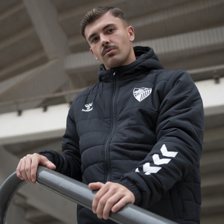 CHAQUETÓN NEGRO PLAYFULL MÁLAGA CF -INFANTIL-