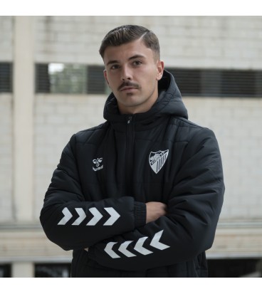 CHAQUETÓN NEGRO PLAYFULL MALAGA CF