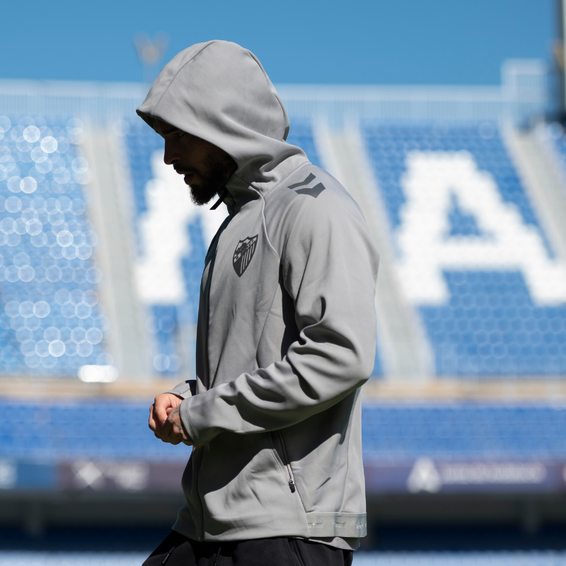 GREY TRAVEL HOODIE MALAGA CF