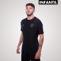 CAMISETA TRAVEL NEGRO MALAGA CF -INFANTIL-