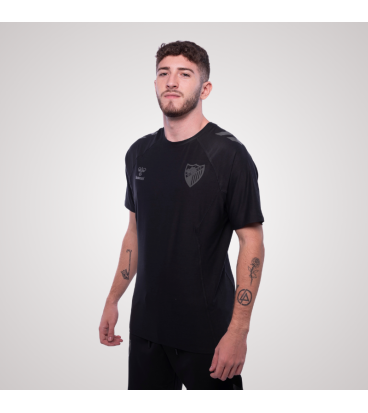 BLACK TRAVEL T-SHIRT MALAGA CF