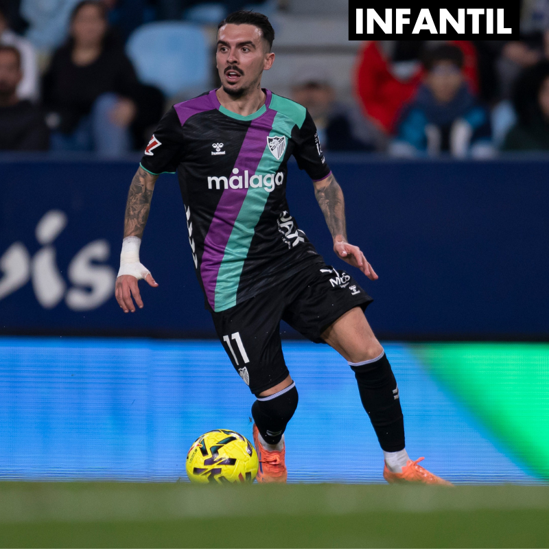 MALAGA CF OFFICIAL SHORT 2ND KIT 2025/26 -JUNIOR-