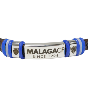 STEEL AND LEATHER BRACELET MALAGA CF