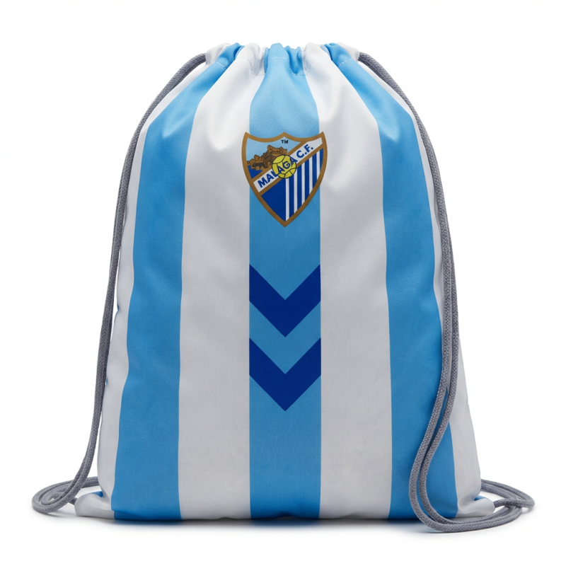 GYMBAG LIGHT BLUE STRIPES MALAGA CF