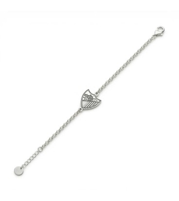 PULSERA ESCUDO MALAGA CF