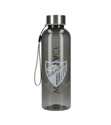 BOTELLA TRANSPARENTE NEGRA MALAGA CF