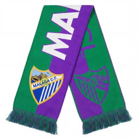 BUFANDA VERDE/MORADA MALAGA CF