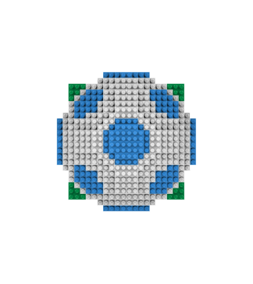 JUEGO DE CONSTRUCCIÓN BALÓN MÁLAGA CF