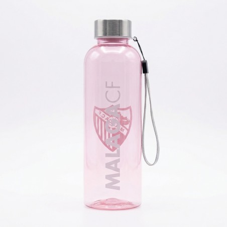 BOTELLA TRANSPARENTE ROSA MALAGA CF