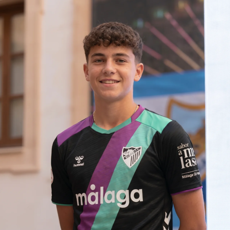 MALAGA CF OFFICIAL 2ND KIT T-SHIRT 2025/26 -JUNIOR-