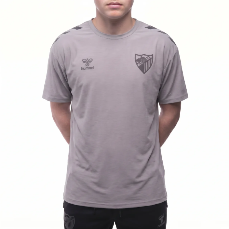 CAMISETA TRAVEL GRIS MALAGA CF -INFANTIL-