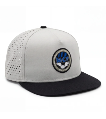 GORRA MALLA GRIS NEGRA