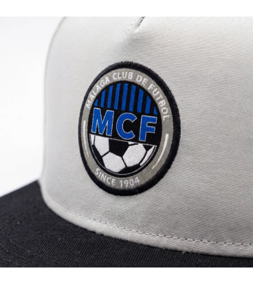 GORRA MALLA GRIS NEGRA