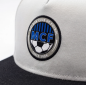 GORRA MALLA GRIS NEGRA