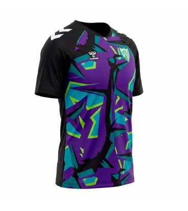 MALAGA CF OFFICIAL PREMATCH ABSTRACT T-SHIRT 2026/7