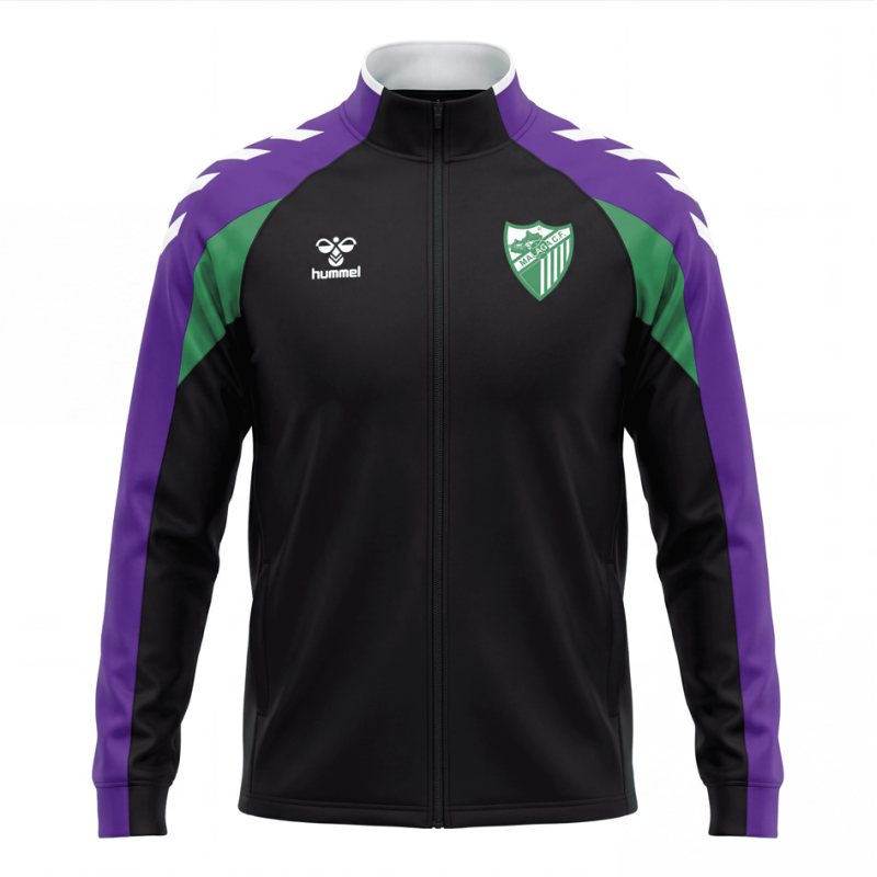 SUDADERA OFICIAL PREMATCH ZIP MALAGA CF 2026/27