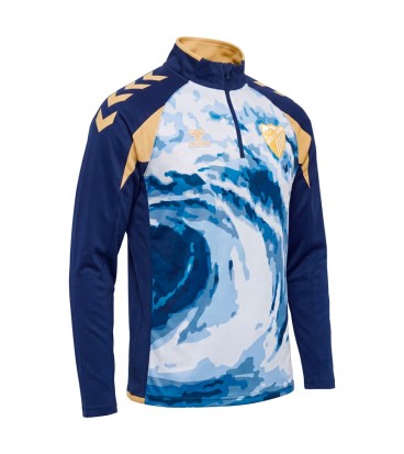 OFFICIAL MÁLAGA CF PREMATCH ZIP-UP HOODIE 2026/27 – KIDS