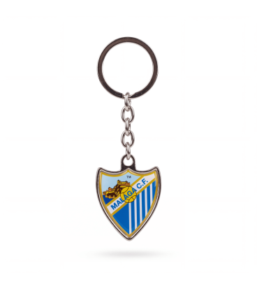 LLAVERO ESCUDO COLOR MALAGA CF