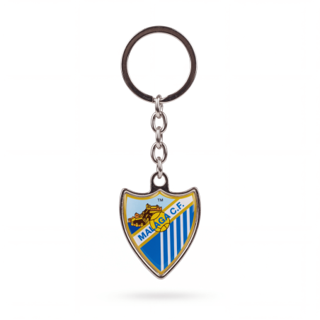 LLAVERO ESCUDO COLOR MALAGA CF