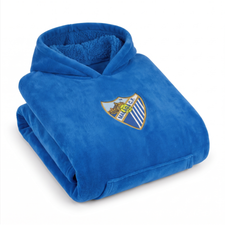 SUDADERA OVERSIZE CON CAPUCHA MÁLAGA CF - TALLA ÚNICA