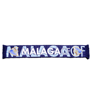 BUFANDA TEXTO MALAGA DOBLE