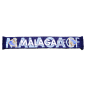 BUFANDA TEXTO MALAGA DOBLE