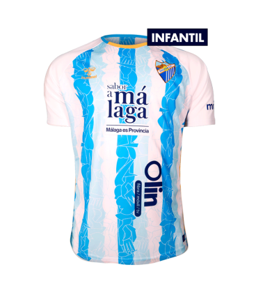 CAMISETA OFICIAL 1º EQUIPACION MALAGA CF 2024/25  -INFANTIL-