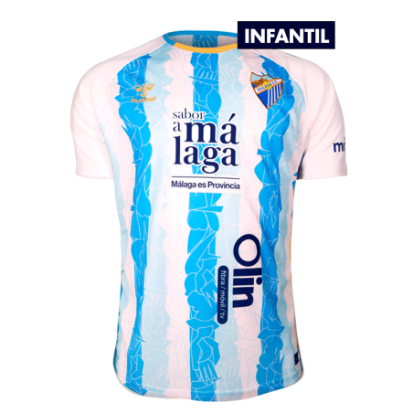 CAMISETA OFICIAL 1º EQUIPACION MALAGA CF 2024/25  -INFANTIL-